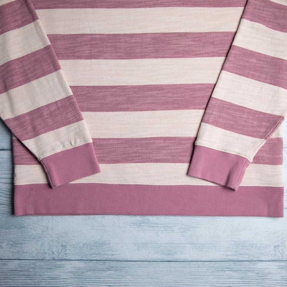 J. Crew Women's Cotton Terry Crewneck Pullover Size Medium - Picture 2 of 6